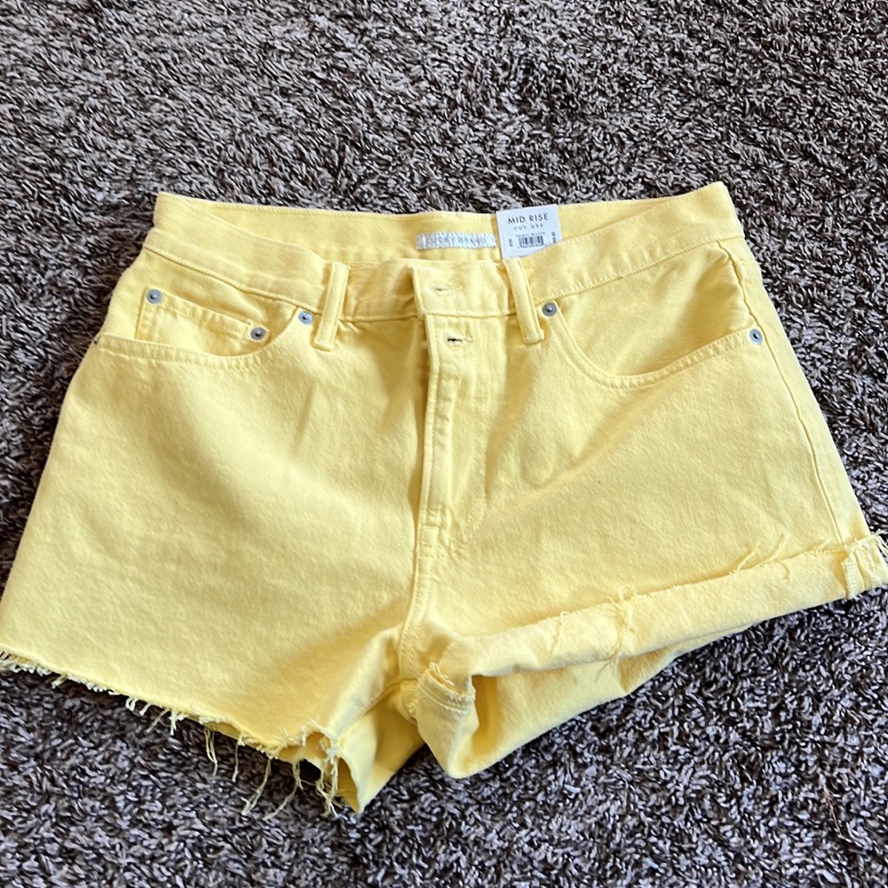 Lucky Brand Yellow Shorts